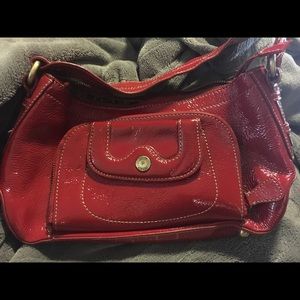 Perlina red Handbag